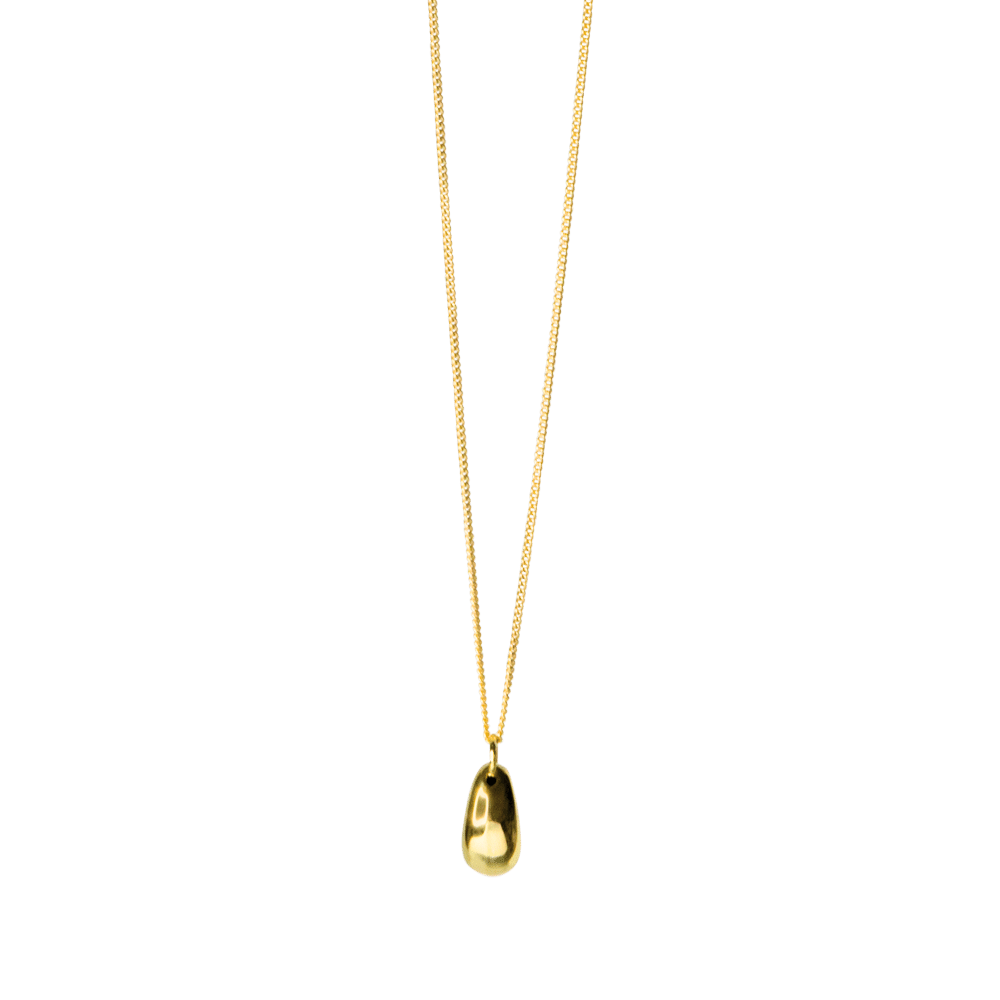 Collana in argento 925 drop colore oro-2