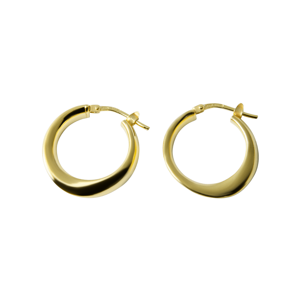 orecchini twist in argento 925-color oro-2